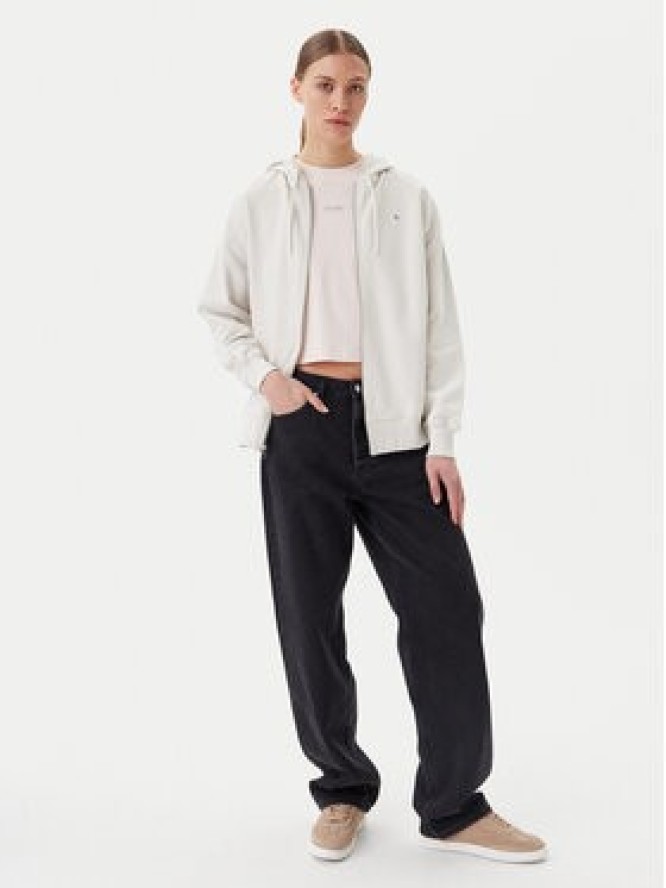 Calvin Klein Jeans Bluza J20J225367 Beżowy Regular Fit
