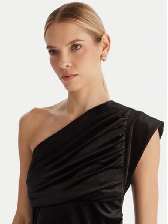 Babylon Sukienka koktajlowa MF0219 Czarny Slim Fit