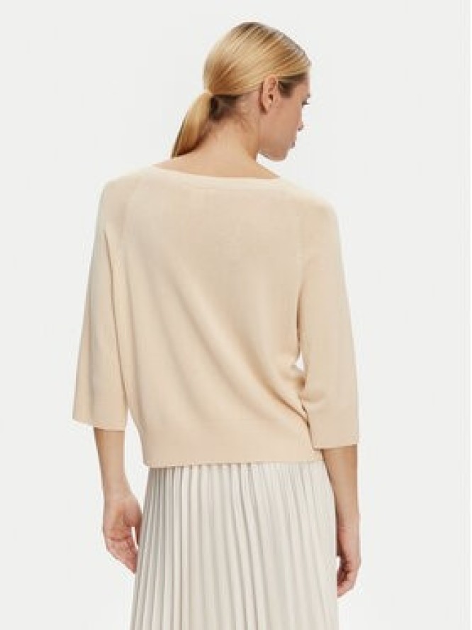 Kontatto Sweter 3M0505C Beżowy Regular Fit