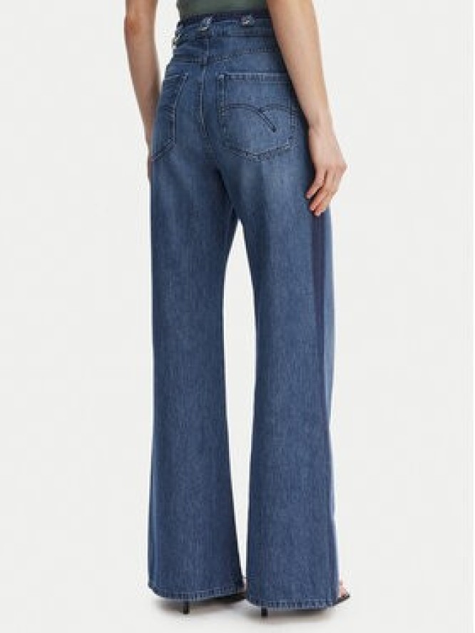 Marella Jeansy 2613181064 Niebieski Wide Leg