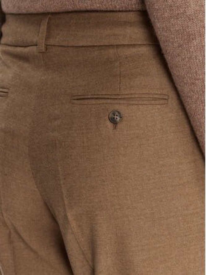 Weekend Max Mara Spodnie materiałowe Caldaia 2525136152 Brązowy Regular Fit