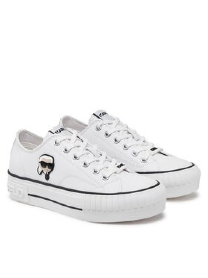 KARL LAGERFELD Trampki Kampus Max KL60425T Biały