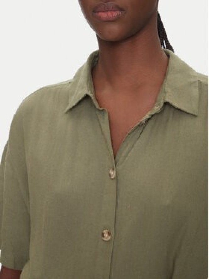 Vero Moda Sukienka koszulowa Thea 10333791 Zielony Loose Fit