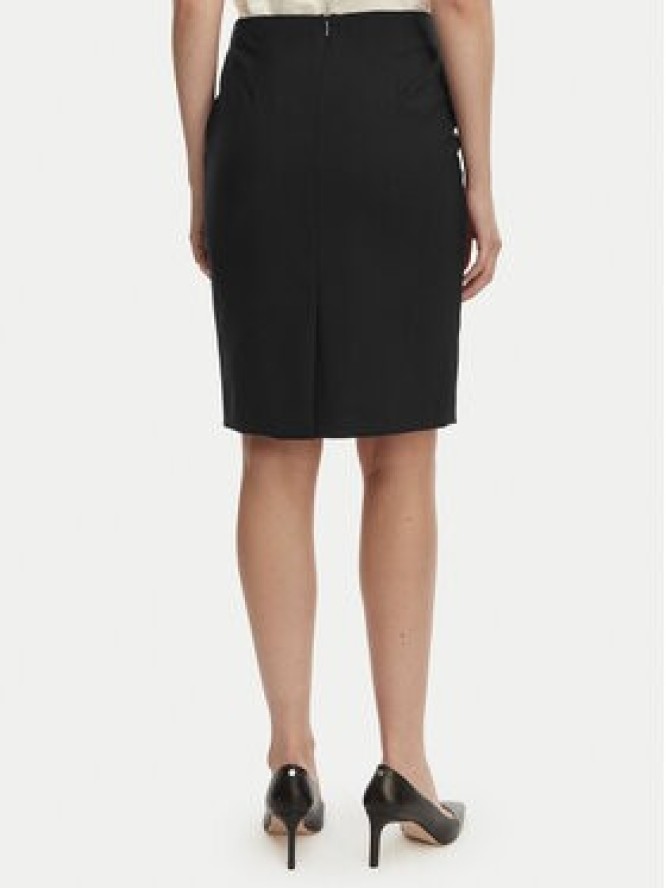 Boss Spódnica ołówkowa Vileah 50490036 Granatowy Slim Fit