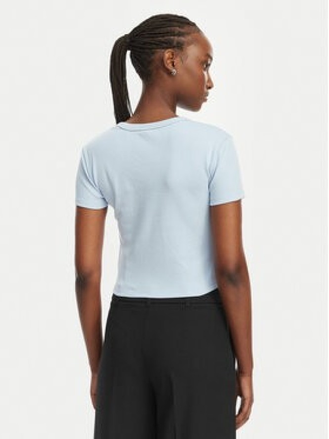 HUGO T-Shirt Delanor 50512000 Niebieski Slim Fit