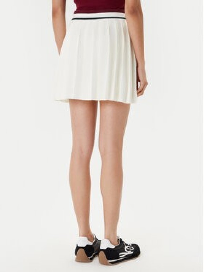 Guess Spódnica plisowana V5BD02 Z1152 Écru Regular Fit