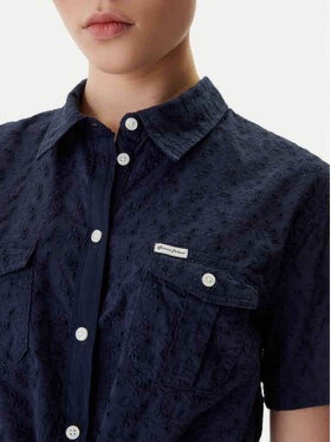 Guess Jeans Koszula W6GHA3 WO331 Granatowy Regular Fit