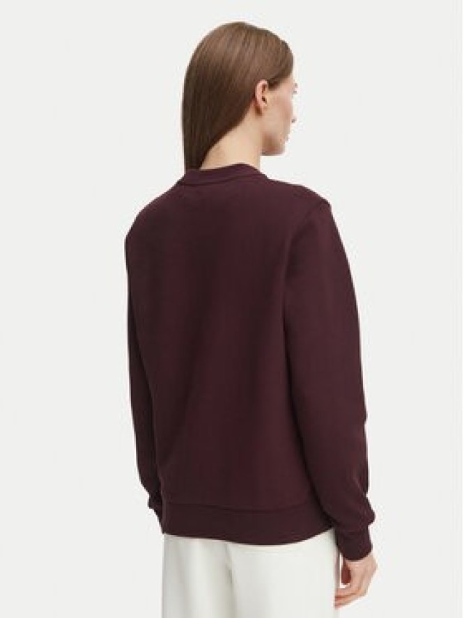 Lacoste Bluza SF5245 Bordowy Regular Fit