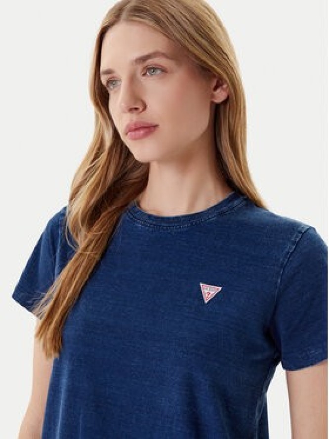 Guess Jeans T-Shirt W5YI22 KCTL1 Granatowy Regular Fit
