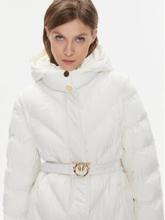 PINKO Kurtka przejściowa Computer 101601 A11M Biały Regular Fit