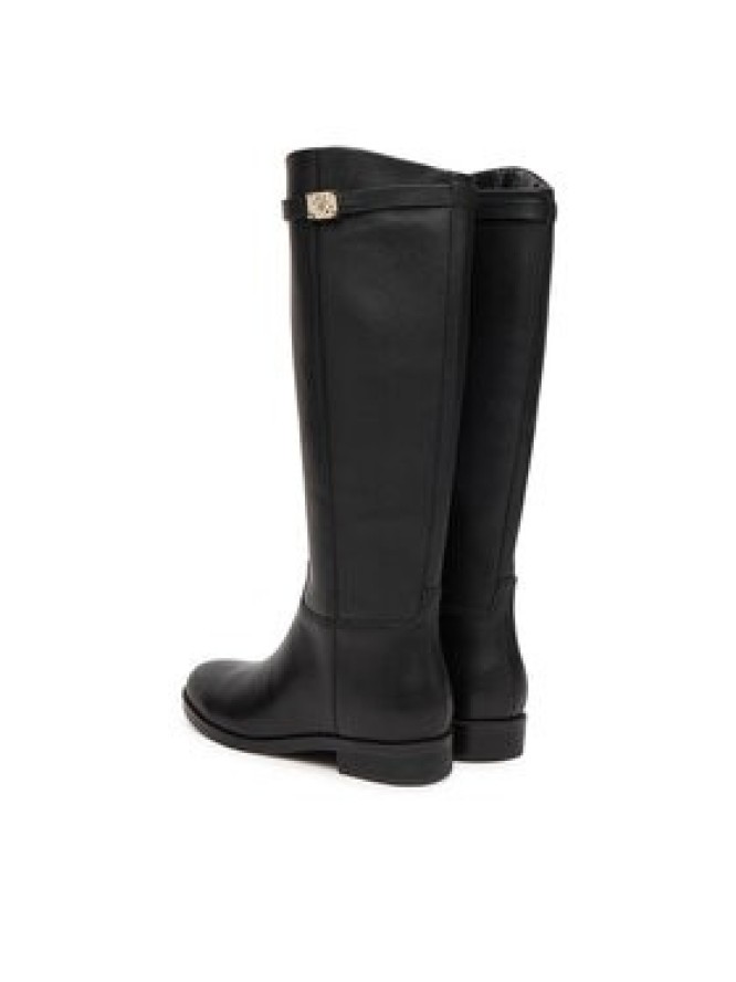 Guess Kozaki FLFZOR LEA11 Czarny