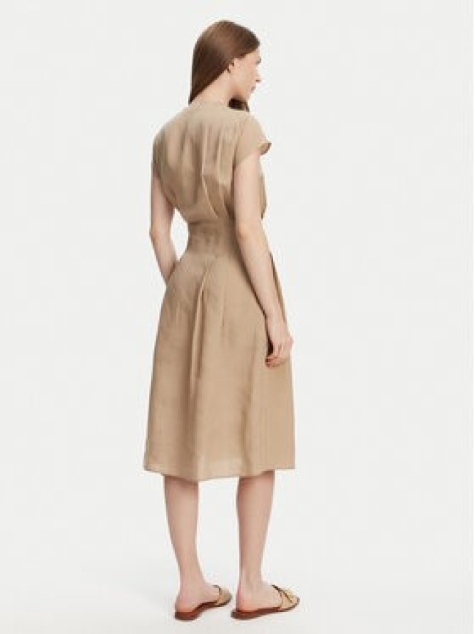 TWINSET Sukienka letnia 251TT2072 Beżowy Loose Fit
