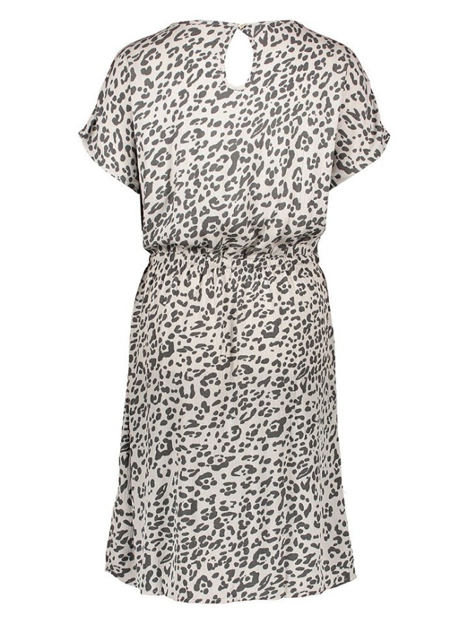 Eight2Nine Sukienka w kolorze kremowo-czarnym rozmiar: S