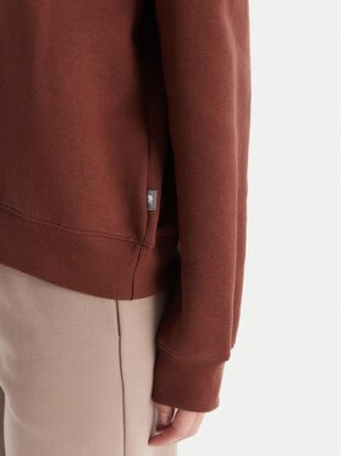 New Balance Bluza WT53516 Brązowy Relaxed Fit