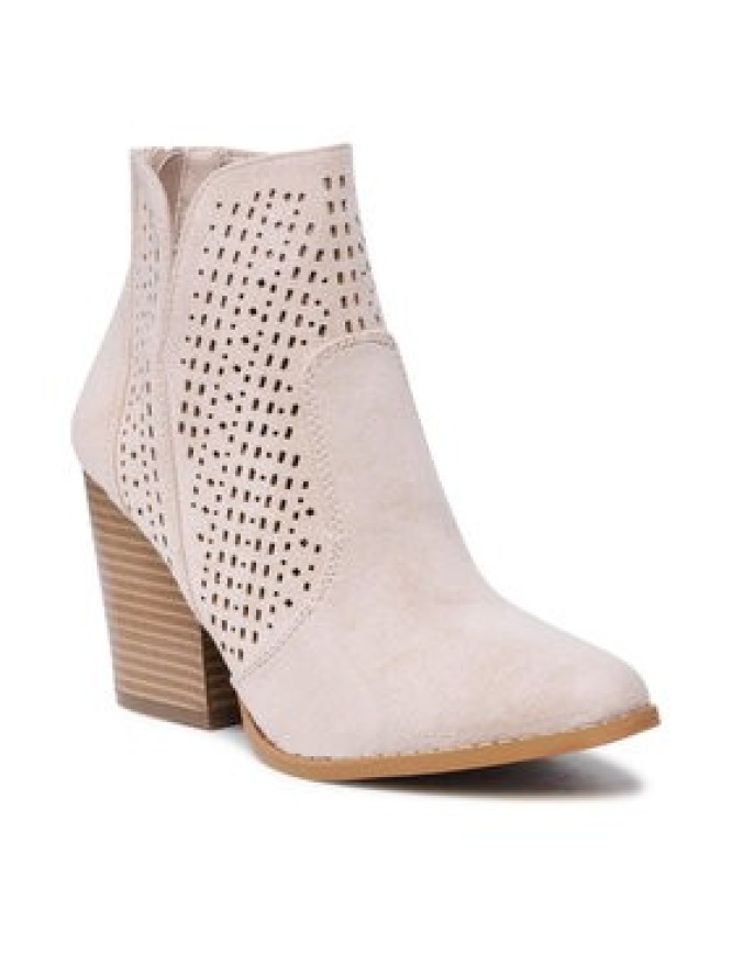 DeeZee Botki WS170608-02 Beżowy