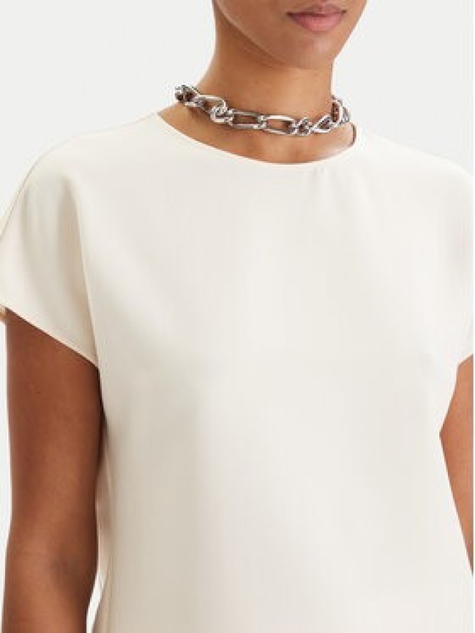 Patrizia Pepe Bluzka 8C0848/A701-W409 Écru Regular Fit