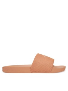 Calvin Klein Jeans Klapki Slide Monogram Wn YW0YW01835 Koralowy