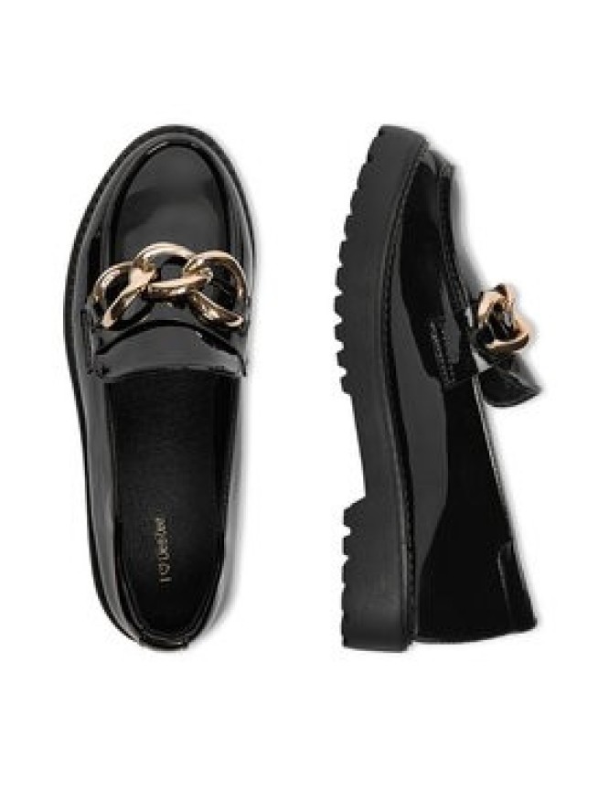 DeeZee Loafersy WS5621-18 Czarny
