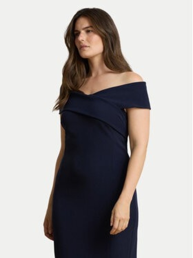LAUREN RALPH LAUREN Sukienka wieczorowa 253P13931002 Granatowy Slim Fit