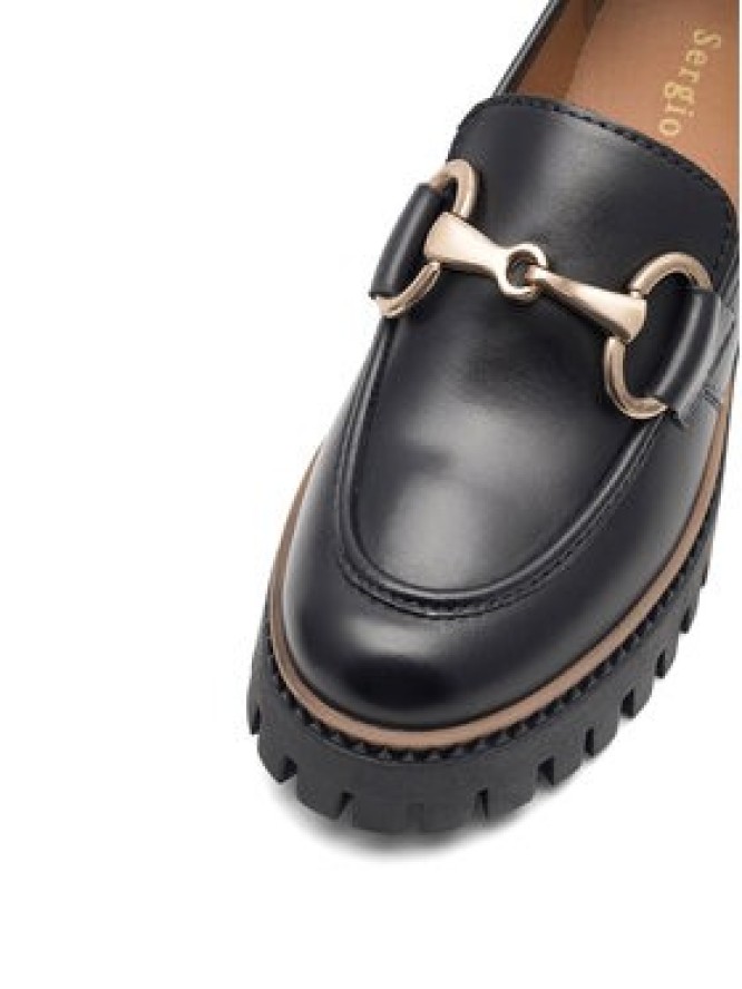 Sergio Bardi Loafersy WI23-C1038-03SB Czarny