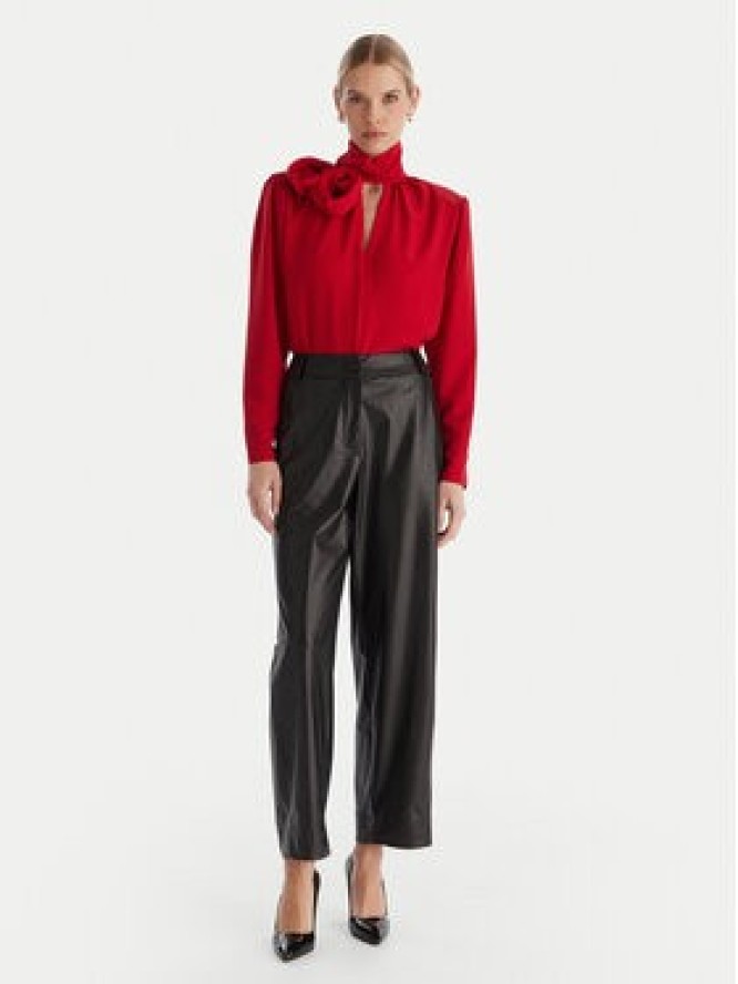 ACCESS FASHION Bluzka 54-2063-171 Czerwony Regular Fit