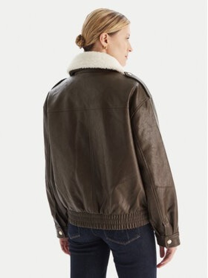 MICHAEL Michael Kors Kurtka z imitacji skóry 77A1487M52 Brązowy Relaxed Fit