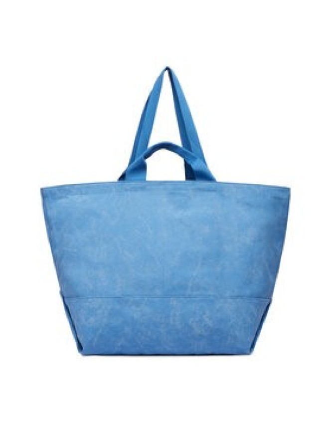 Tommy Hilfiger Torebka Wavy Flag Canvas Tote Bag AW0AW18466 Niebieski