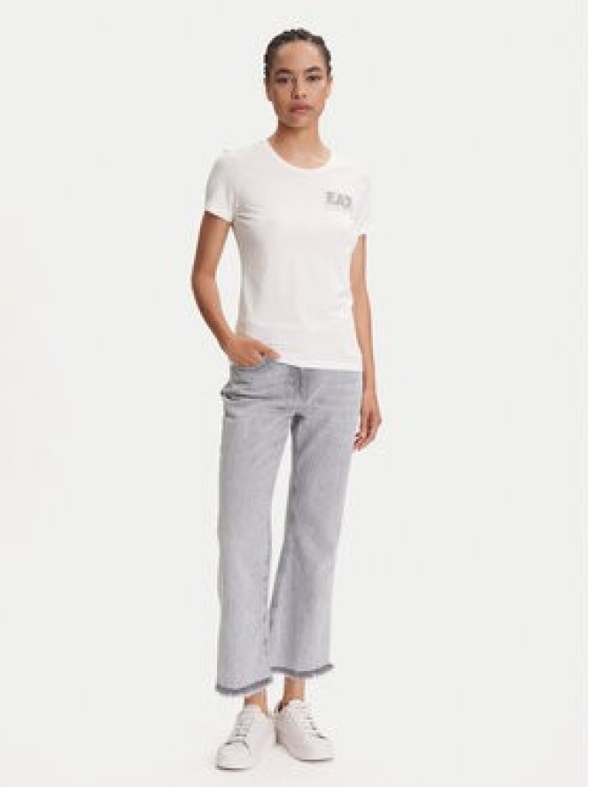 EA7 Emporio Armani T-Shirt 7W000492 AF10373 U0005 Écru Regular Fit