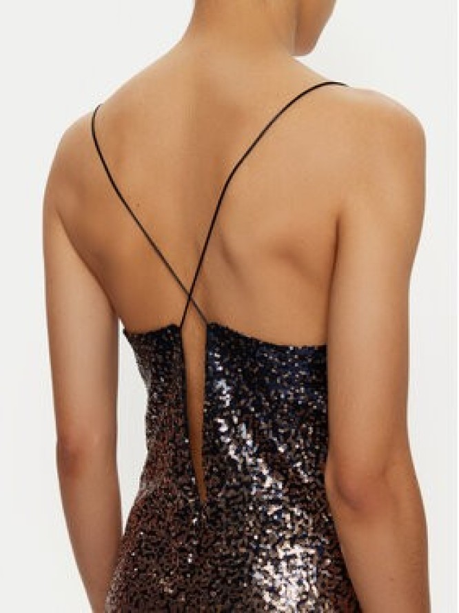 ONLY Sukienka koktajlowa Lola 15334031 Brązowy Regular Fit