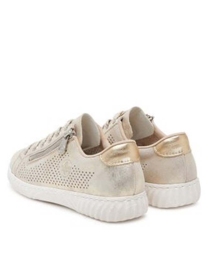 Rieker Sneakersy CEO-N0901-62 Złoty