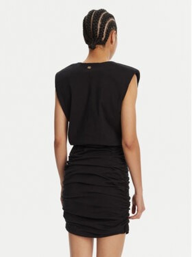 Just Cavalli Sukienka codzienna 78PAOE11 Czarny Regular Fit