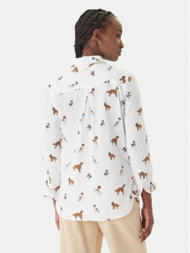 Barbour Koszula Safari LSH1357MI91 Biały Relaxed Fit
