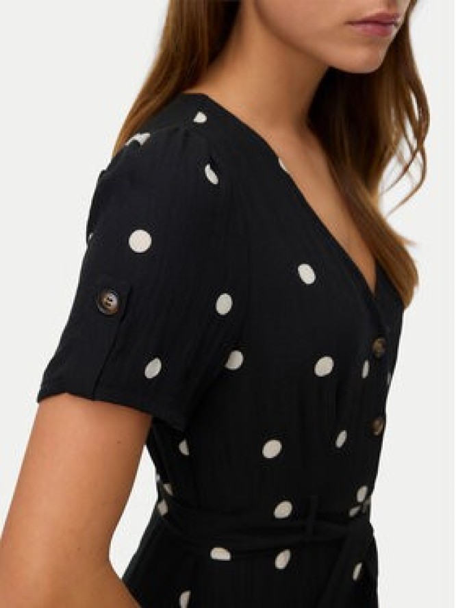 Vero Moda Sukienka koszulowa Joan 10343501 Czarny Regular Fit