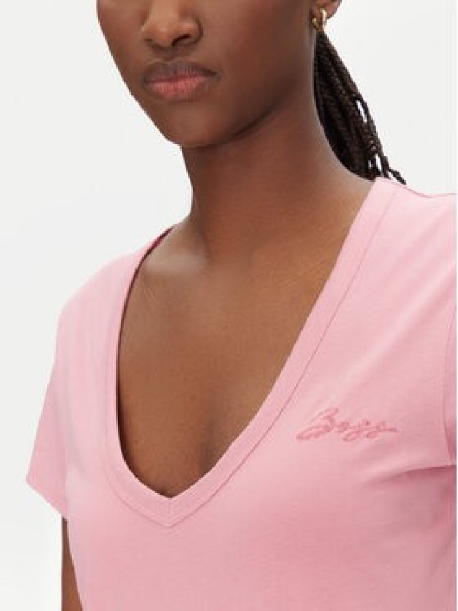 BOSS T-Shirt C_Eslane_4 50540432 Różowy Slim Fit