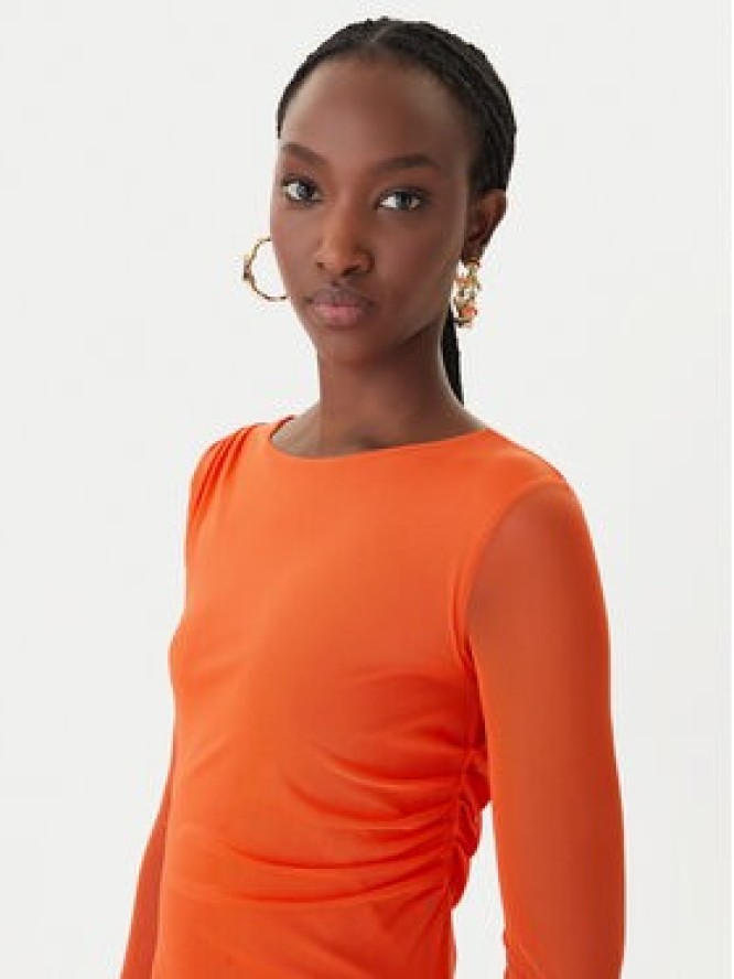 Patrizia Pepe Sukienka koktajlowa 8A1604/J376-R877 Pomarańczowy Regular Fit