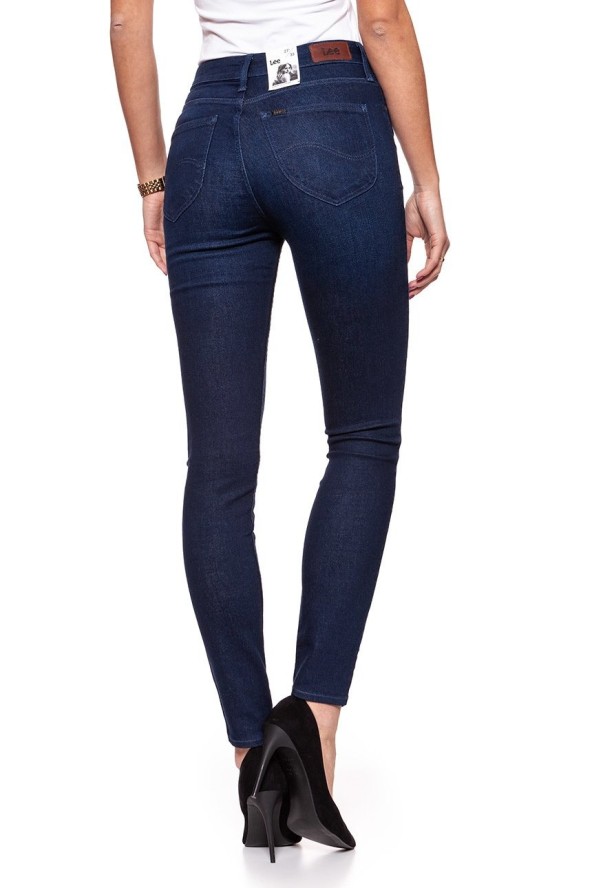 SPODNIE DAMSKIE LEE SCARLETT HIGH UBER BLUE L626RJZP 112114340