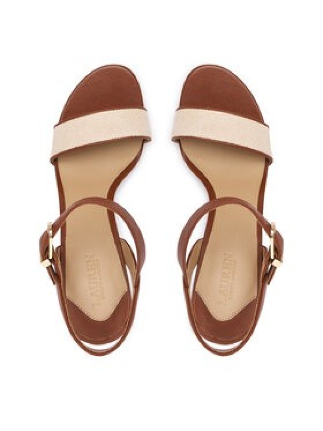 LAUREN RALPH LAUREN Sandały 802P10643003 Brązowy