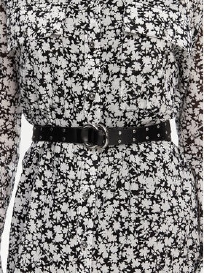 MICHAEL Michael Kors Sukienka koszulowa MS582UXH7F Czarny Relaxed Fit