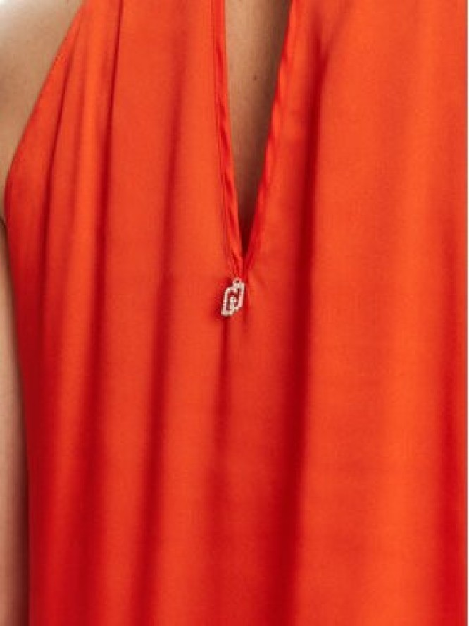 Liu Jo Sukienka wieczorowa WA5393 T5973 Pomarańczowy Regular Fit