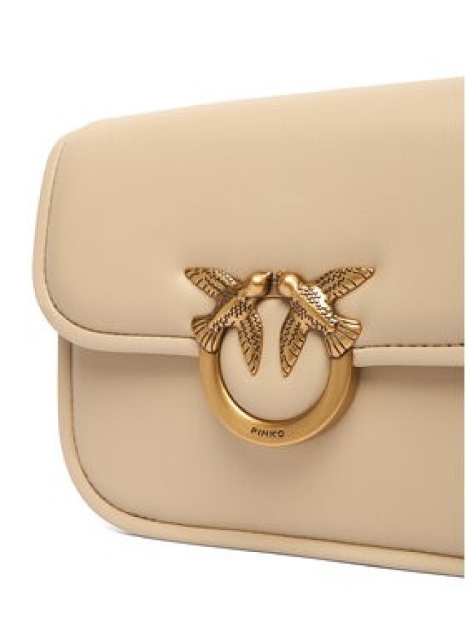 PINKO Torebka Love Box Bag Fl Mini PE 25 PLTT 104297 A26L Beżowy