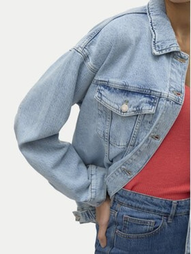Vero Moda Kurtka jeansowa Tessa 10329868 Niebieski Relaxed Fit