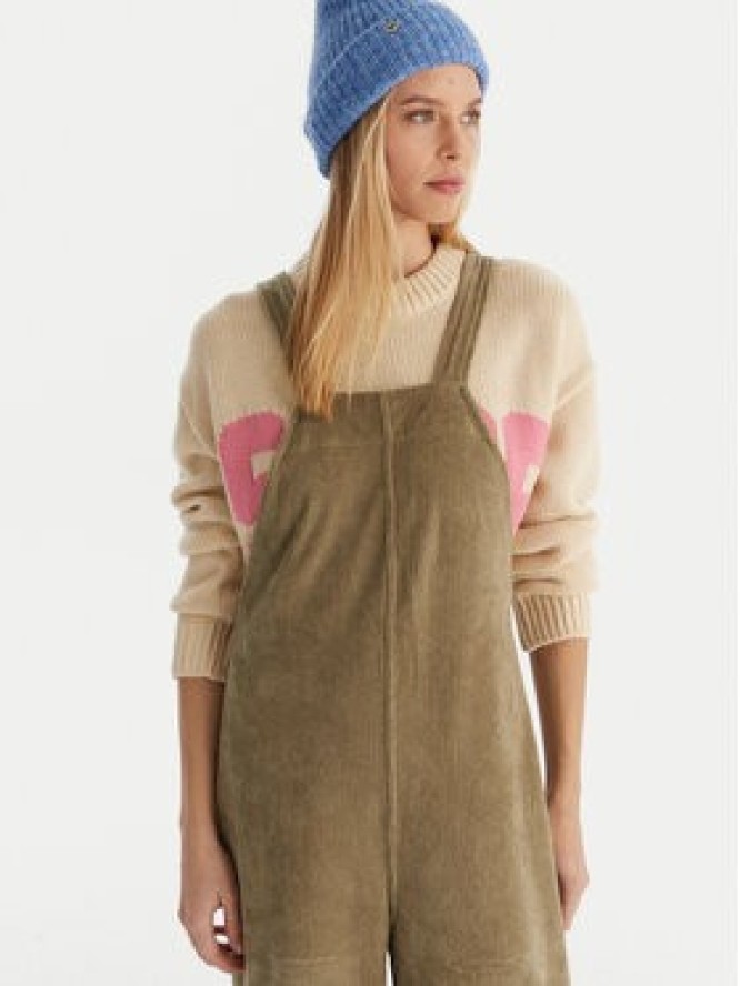 Roxy Ogrodniczki Best Daze ERJKO03009 Zielony Regular Fit