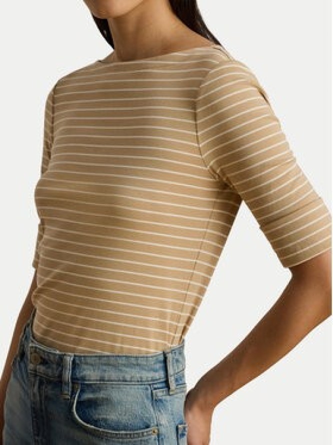 LAUREN RALPH LAUREN Bluzka Judy 200P13919003 Beżowy Regular Fit