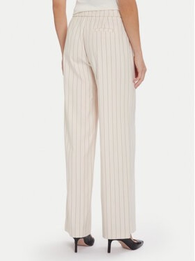 Maryley Spodnie materiałowe 25IB598/M17/35PA Écru Regular Fit