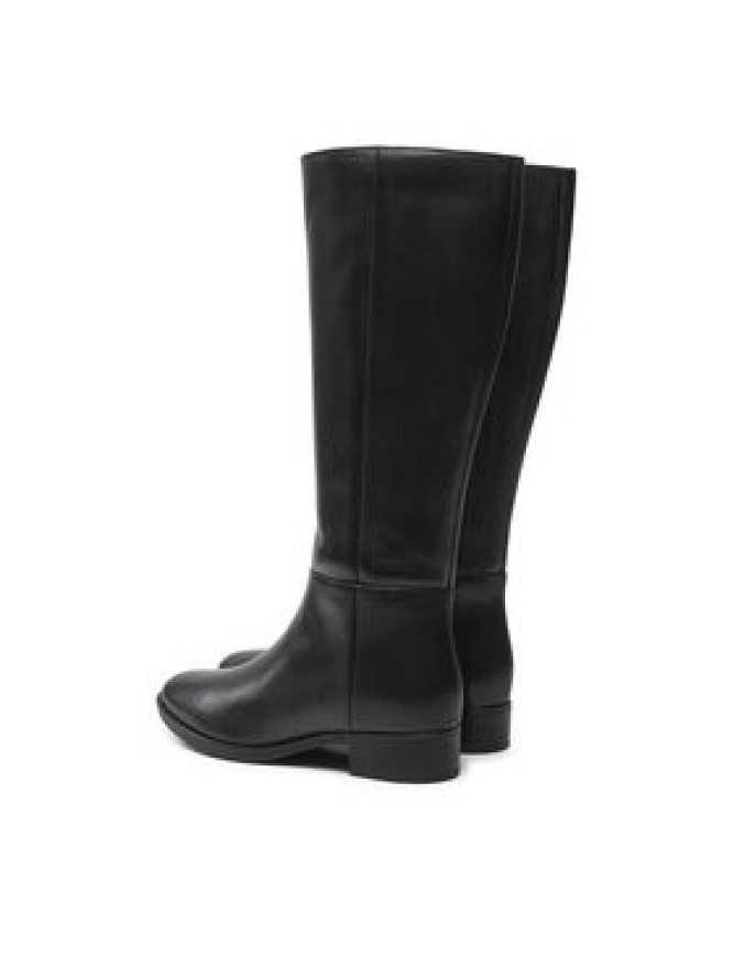 Geox Oficerki D Felicity D D84G1D 00043 C9999 Czarny