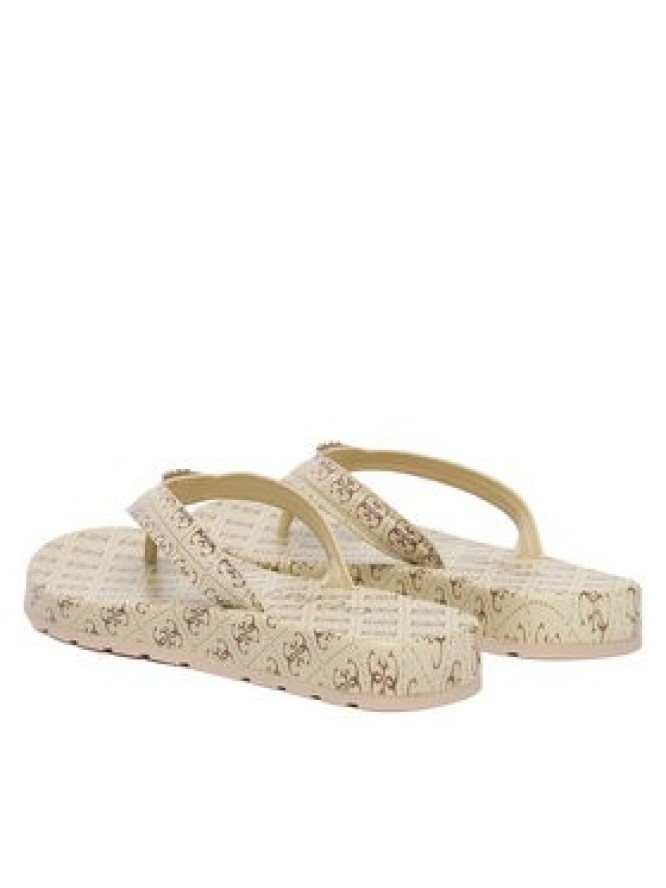 Guess Japonki FLJCNY FAL24 Kremowy