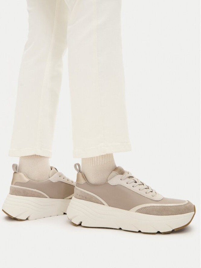 Geox Sneakersy D Diamanta D66UFA 09B22 C0084 Beżowy