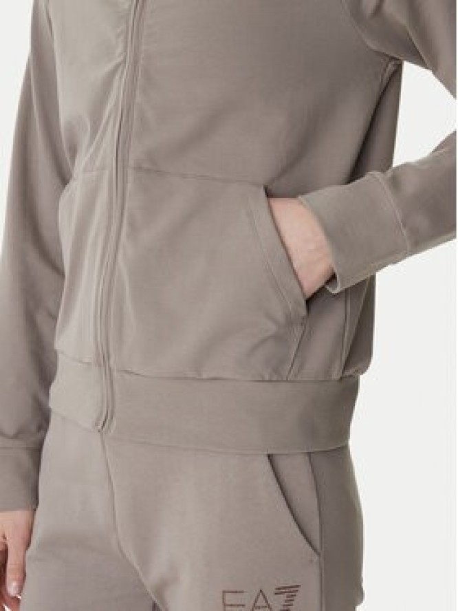 EA7 Emporio Armani Bluza 7W000457 AF13135 Brązowy Regular Fit