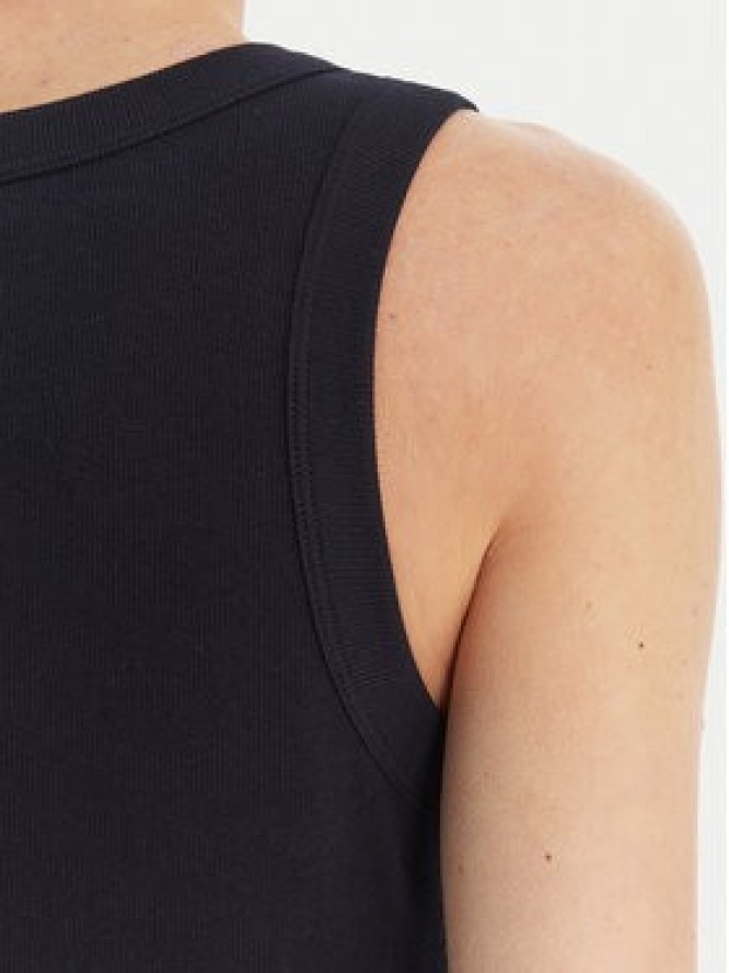 Luisa Spagnoli Top Bordo 543281 Granatowy Slim Fit