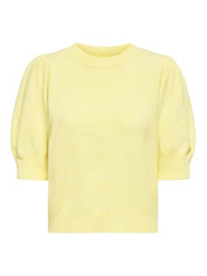 ONLY Sweter Rica 15318551 Żółty Regular Fit